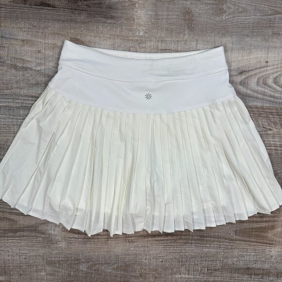 NWT Athleta Women's White Jupe Short Advantage Skort, Size XS - Picture 1 of 10